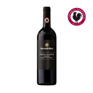 羅卡馬契酒莊－Chianti Classico Riserva DOCG 特選經典奇揚第紅酒，Chianti Classico DOCG的界定產區範圍限制於，Firenze與Siena兩個城市中間，且至少有一年的陳釀期帶著深紅寶石色澤，多汁豐富的口感，散發出野莓及橡木桶芬芳，韻味悠長，這款在義大利釀酒工業有代表性地位的高級紅酒。