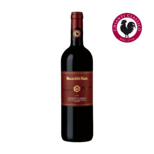 羅卡馬契酒莊－Chianti Classico DOCG 經典奇揚第紅酒，有著紅寶石澤，帶有咖啡豆、黑胡椒、櫻桃豐富香氣能嘗到成熟李子及黑巧克力流於口中。單寧成熟、柔軟，尾韻綿延不絕。